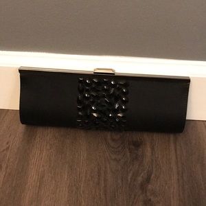 Banana republic factory black evening bag